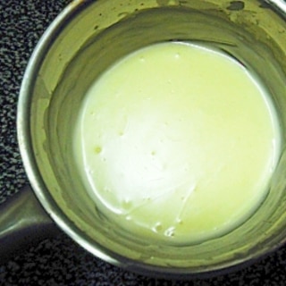 低脂肪乳とマーガリンを使ったヘルシーホワイトソース